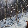 L'hiver - La Vallée Noire sous la neige [Huile sur toile - 61 x 46]